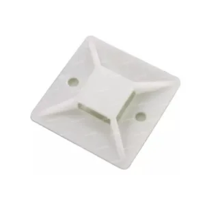 Base autoadhesiva p/precinto 20x20mm