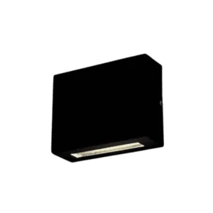 Bidireccional rectangular plano chapa negro G9