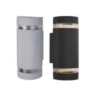 bidireccional BL02 2xGU10 gris plata