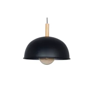 Colgante 1/2 esfera 340mm madera