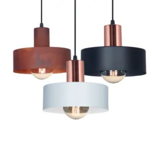 Colgante chapa 1 luz 20cm