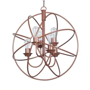 Colgante globo vintage 6 luces DISEÑO LUZ 9004/6