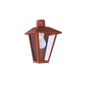 Farol 1 luz pared 3 caras OXIDO 5500 SAN JUSTO