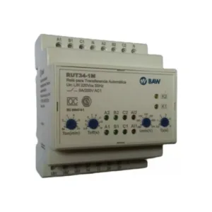 Rele para transferencia automatica trifasico/monofasico BAW RUT34-1M