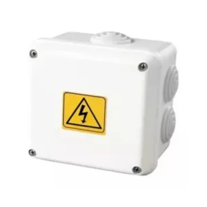 Caja PVC 115x115x81 ROKER PRT 998/67 c/tapones plásticos