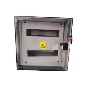 Gabinete PVC 24 módulos tapa CRISTAL 330x315x180 ROKER PRD552/1
