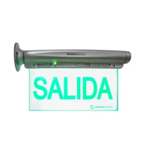 Señalizador cartel acrilico led GAMASONIC