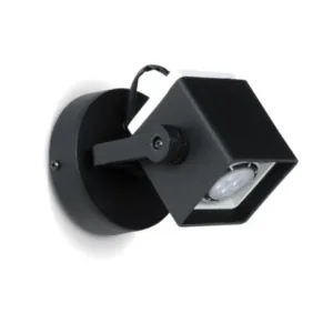 Spot aplicar 1 luz PVC GU10 cuadrado 177 DISEÑO LUZ