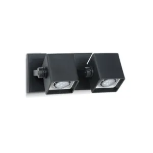 spot aplicar 2 luces PVC GU10 cuadrado 177 DISEÑO LUZ