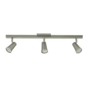 Aplique regleta 3xGU10 luces blanco/plata DR19030