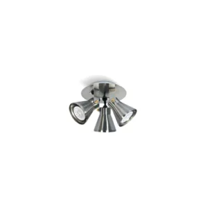 Aplique ventilador 3xGU10 acero DR19232