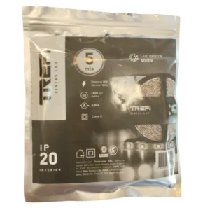 Cinta Led x 5mts INTERIOR 60 led x mts LUZ Neutra