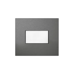 Tapa 5x5 JELUZ PLATINUM ACERO
