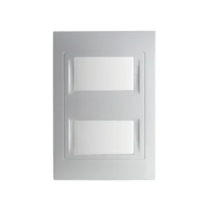 Tapa 2 módulos Schneider BASE blanco WDA108201