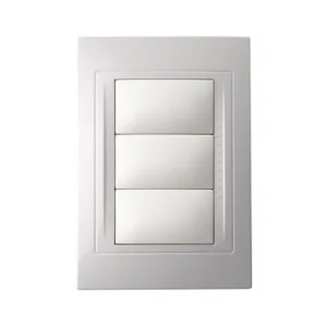 Tapa 3 módulos Schneider BASE blanco WDA108301