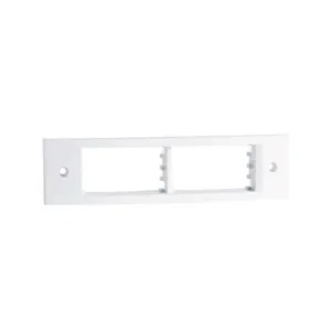 Tapa exterior SCHNEIDER 2 módulo WDA58321 CARPETA metálica
