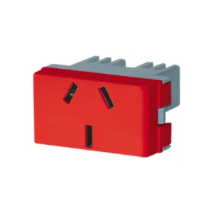 Módulo toma 10 amp. JELUZ ROJO
