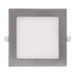 Artefacto LED embutir cuadrado ACERO 30x30 24w AKAI 6000ºK