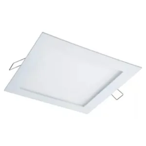 Artefacto LED embutir cuadrado BLANCO 17x17 12w CANDIL 3000ºK