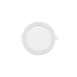 Artefacto LED embutir redondo 13cm blanco 6/8w 3000ºK