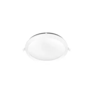 Artefacto LED embutir redondo 17cm Blanco 12w 3000ºK