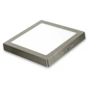 Artefacto LED exterior cuadrado ACERO 30x30 28w CANDIL 6500ºK