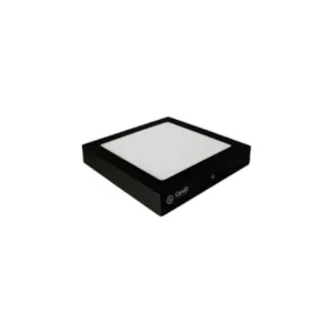 Artefacto LED exterior cuadrado NEGRO 22x22 18w CANDIL 3000ºK