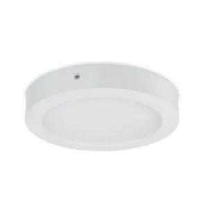 Artefacto LED exterior redondo BLANCO 22cm 18w AKAI 4000ºK