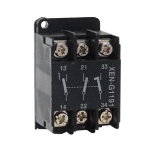 Pulsador bloque auxiliares doble contacto para caja SAC XEN-G1191