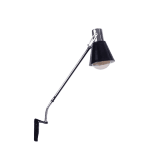 Velador ROSARIO ILUMINACION 3800 c/morsa flexible blanco/negro
