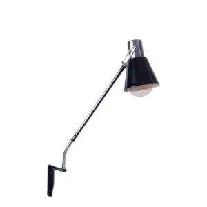 Velador ROSARIO ILUMINACION 3800 c/morsa flexible blanco/negro