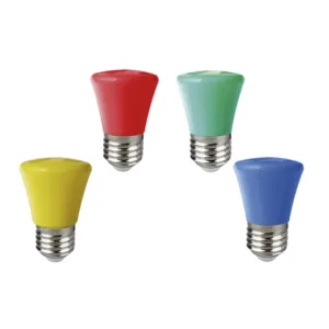 Lampara LED COLOR GOTA E-27 2w de Colores