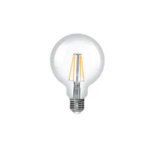 Lampara LED FILAMENTO cálida opal GLOBO 8w dimerizable cálida G120