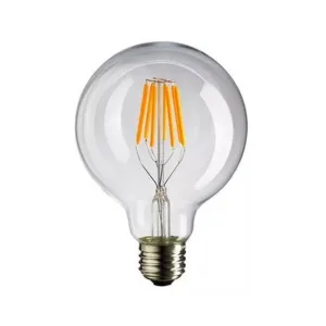 Lampara LED FILAMENTO tipo clara E-27 6w / 8w cálida
