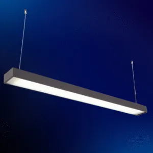 Colgante Rectilineo p/Tubo LED 2 luces