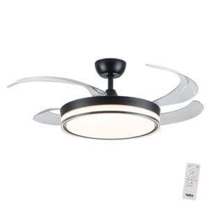 Ventilador de Techo Hydra Retráctil 42” con Luz LED y Control