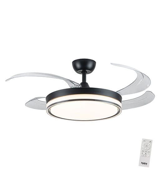 Ventilador de Techo Hydra Retráctil 42” con Luz LED y Control