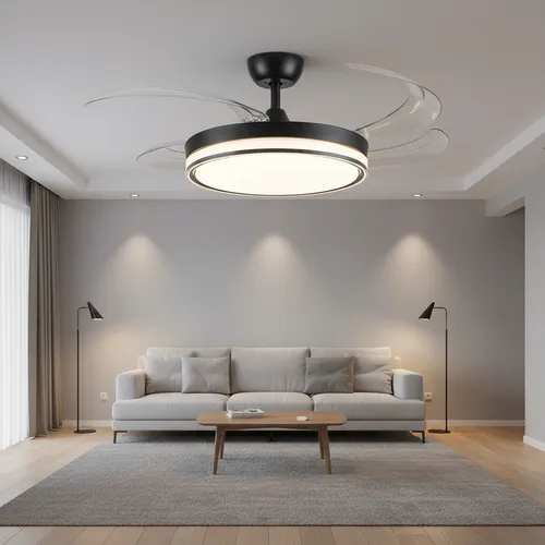 Ventilador de Techo Hydra Retráctil 42” con Luz LED y Control - Imagen 5